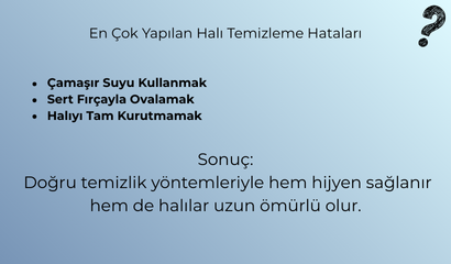 Halı Yıkama Teknolojileri